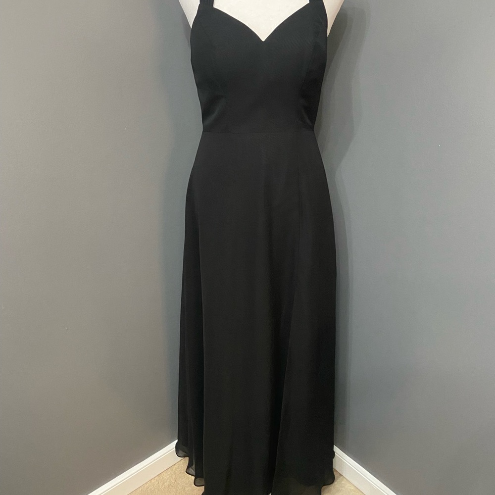 Azazie Black Maxi Dress